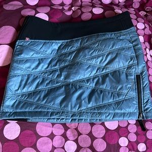 Skhoop Kari Mini Skirt new! Blue denim large